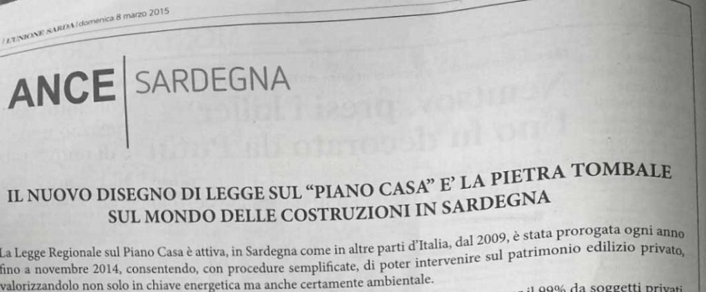 Il Nuovo Disegno di Legge è la Pietra Tombale dell'Edilizia 1 Il Nuovo Disegno di Legge è la Pietra Tombale dell'Edilizia 1