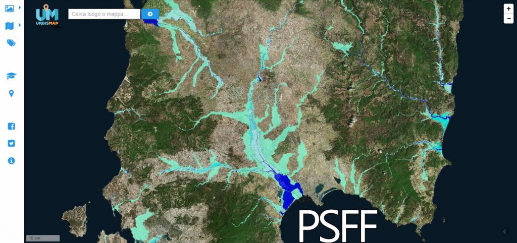 Piano Stralcio Fasce Fluviali Urbismap PSFF Sardegna Piano Stralcio Fasce Fluviali Urbismap PSFF Sardegna