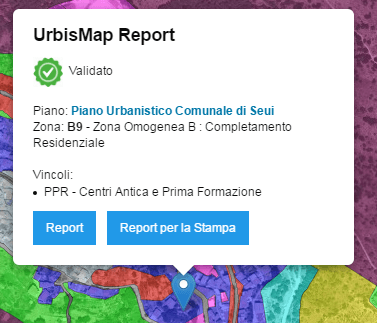 report di destinazione urbanistica puc seui urbismap report di destinazione urbanistica puc seui urbismap
