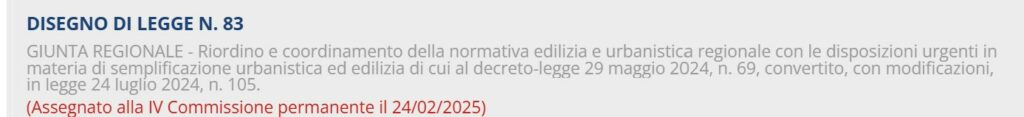 Salva Casa Sardegna: DL della Giunta assegnato al Consiglio 1 disegno di legge 83 salva casa sardegna consiglio regionale